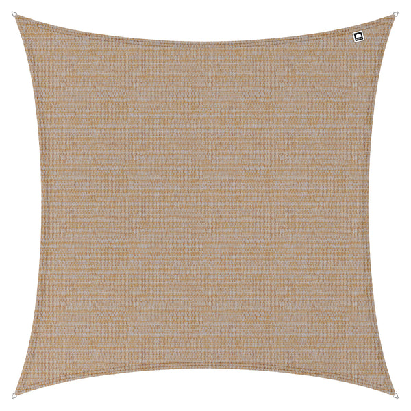 Kopu® Schaduwdoek Vierkant 5x5 m - 280 gram Waterdoorlatend - Beach