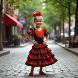 Spaanse Flamenco Verkleedjurk Meisjes