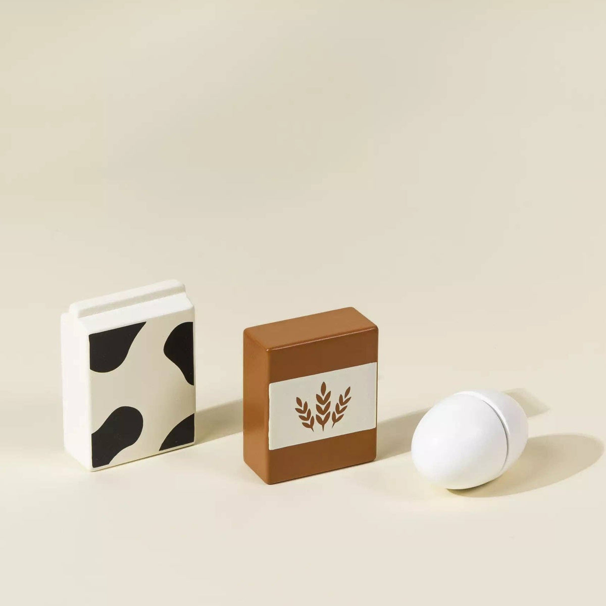 Houten Standmixer Speelset | Realistische mixer met melkpak, meel en ei