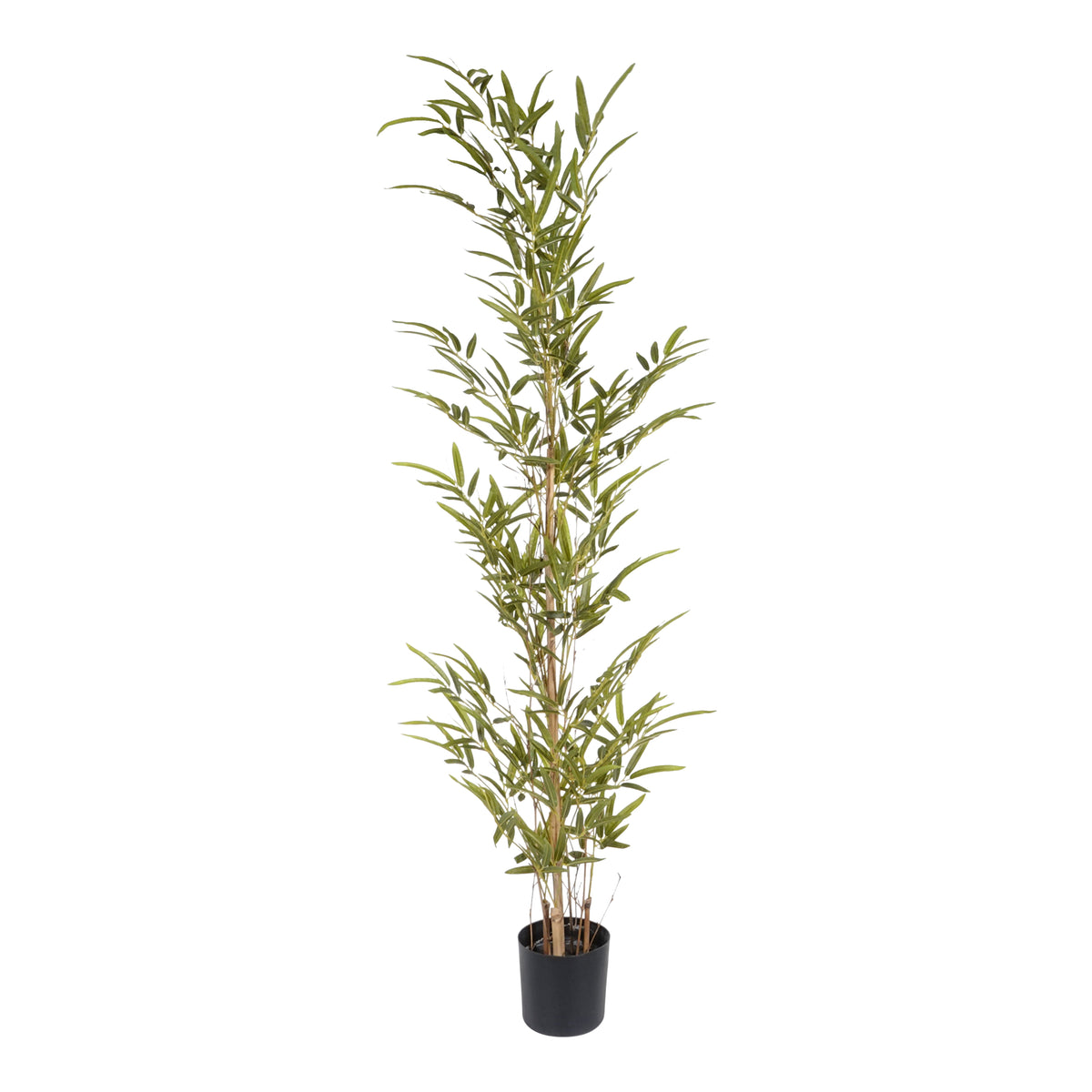 Kopu® Kunstplant Bamboe 120 cm - in zwarte pot - Nepplant