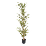 Kopu® Kunstplant Bamboe 120 cm - in zwarte pot - Nepplant