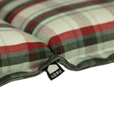 Kopu® Bradford - Comfortabel Tuinkussen met Hoge Rug - Rood/Grijs
