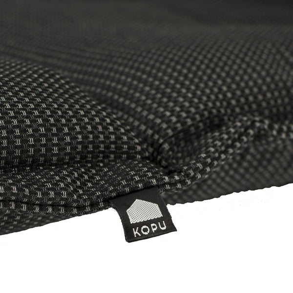 Kopu® Manchester Black - Comfortabel Tuinkussen met Hoge Rug - Zwart