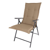 Kopu® Prisma Linnen - Comfortabel Tuinkussen met Hoge Rug - Beige