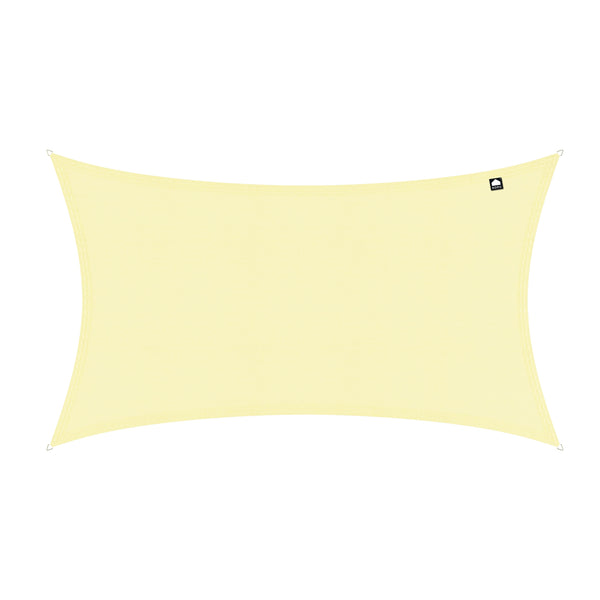 Kopu® Schaduwdoek Rechthoek 3x5 m Waterdicht - Zonnedoek - Creme