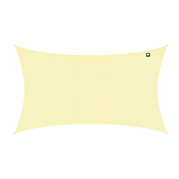 Kopu® Schaduwdoek Rechthoek Waterdicht 2x3 m - Zonnedoek - Creme