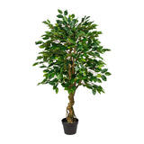 Kopu Kunstplant Ficus 180 cm - in pot - met Natuurstam