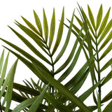 Kopu® Kunstplant Bergpalm 65 cm 3 stammen - in zwarte pot - Nepplant