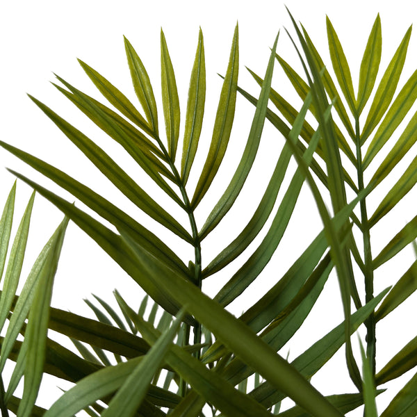Kopu® Kunstplant Bergpalm 65 cm 3 stammen - in zwarte pot - Nepplant