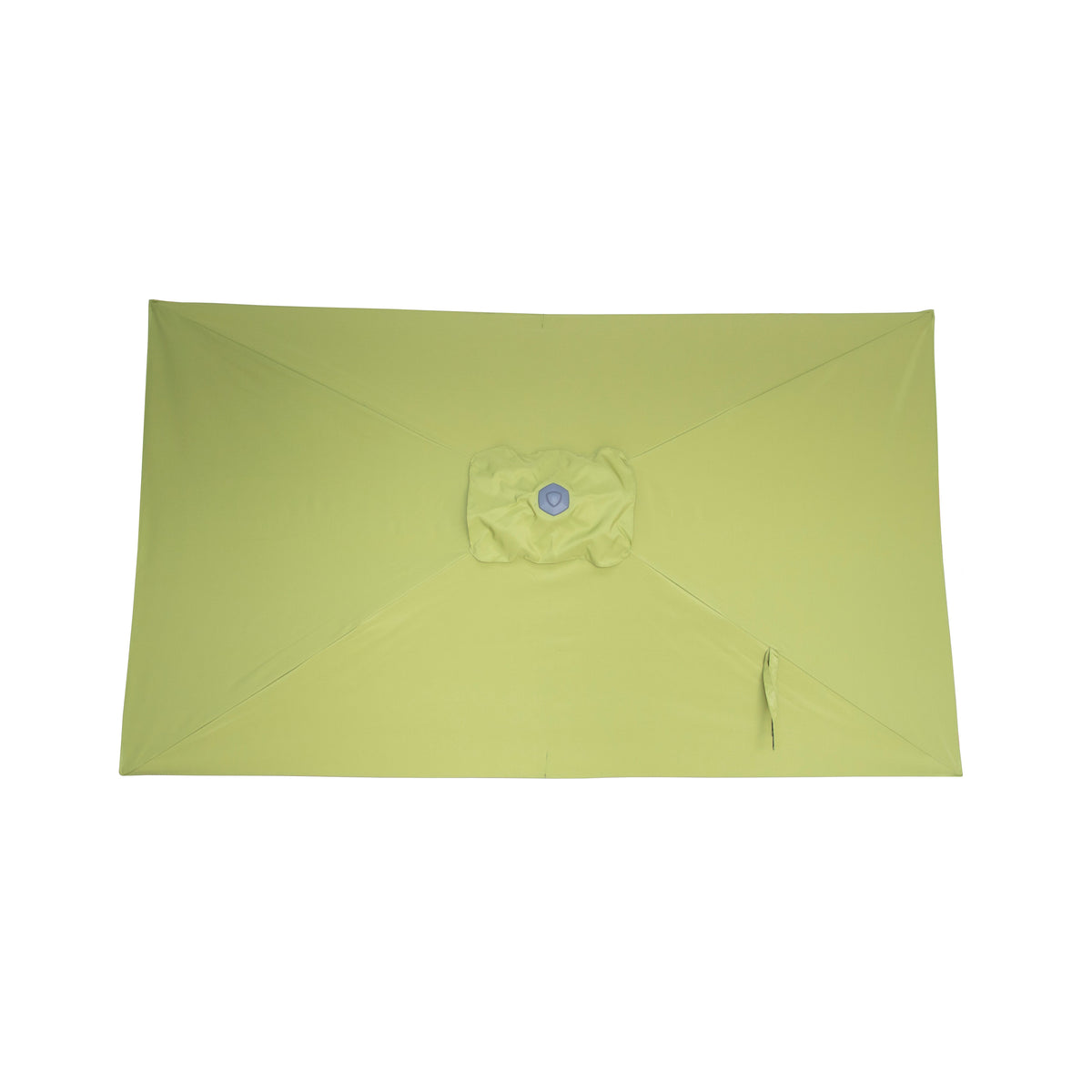 Kopu® Leon Parasol Rechthoek 150x250cm met Hoes en Voet - Balkonparasol Olijf