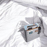 Bedside Pocket - Licht Grijs - Vilten Opbergzak voor Bed of Bank - Bedorganizer