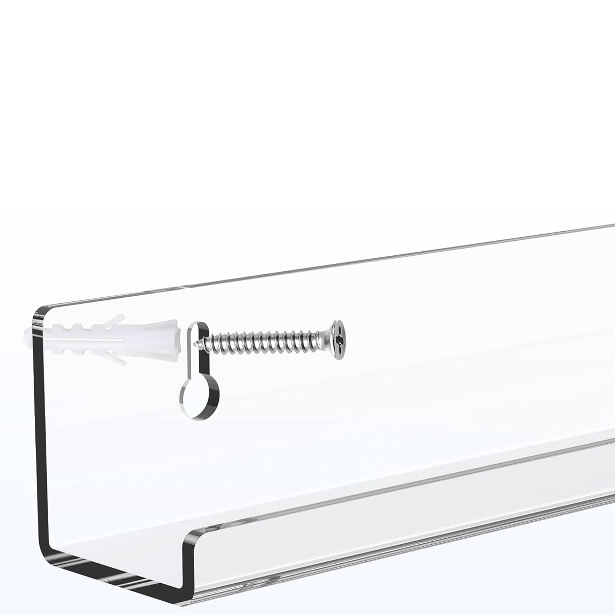 LP houder - 6 stuks - Transparant - Houder voorLP's - LP organizer voor aan de Muur