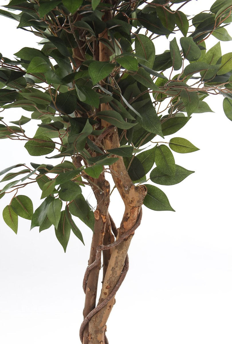Kopu Kunstplant Ficus 180 cm - in pot - met Natuurstam