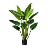 Kopu® Kunstplant Philodendron 130 cm - 12 grote bladeren