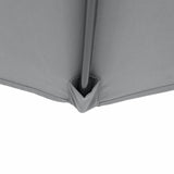 Kopu® Calma Parasolset Rond 300 cm met Hoes en Voet - Lichtgrijs (Copy)
