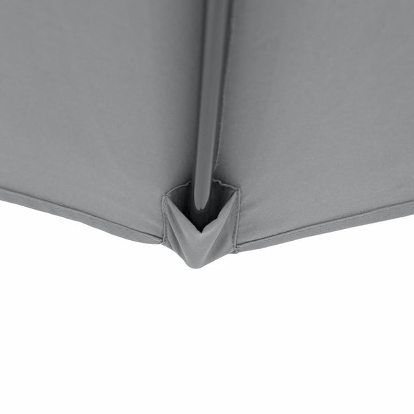 Kopu® Calma Parasolset Rond 300 cm met Hoes en Voet - Lichtgrijs (Copy)
