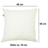 Kopu® Prisma Sierkussen 45x45 cm set 4st - Antraciet