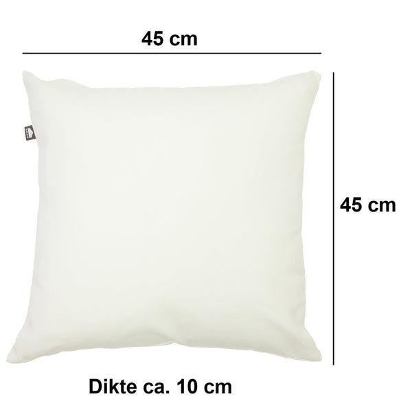 Kopu® Prisma Sierkussen 45x45 cm set 4st - Antraciet