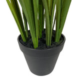 Kopu® Kunstplant Grasplant 90 cm - in zwarte pot - Nepplant