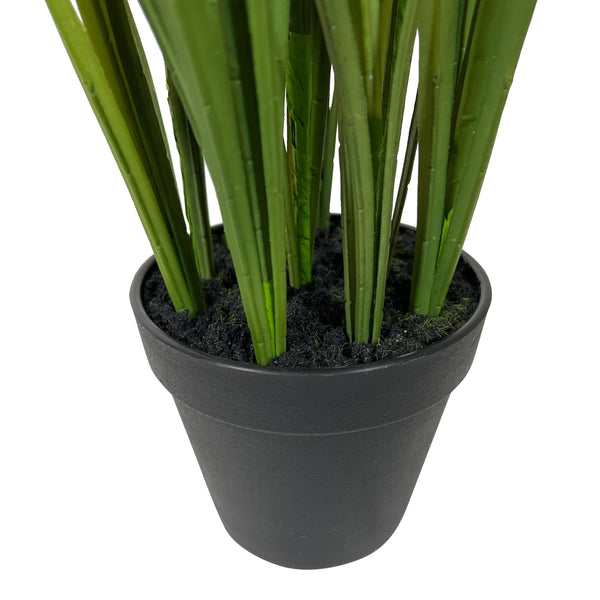 Kopu® Kunstplant Grasplant 90 cm - in zwarte pot - Nepplant