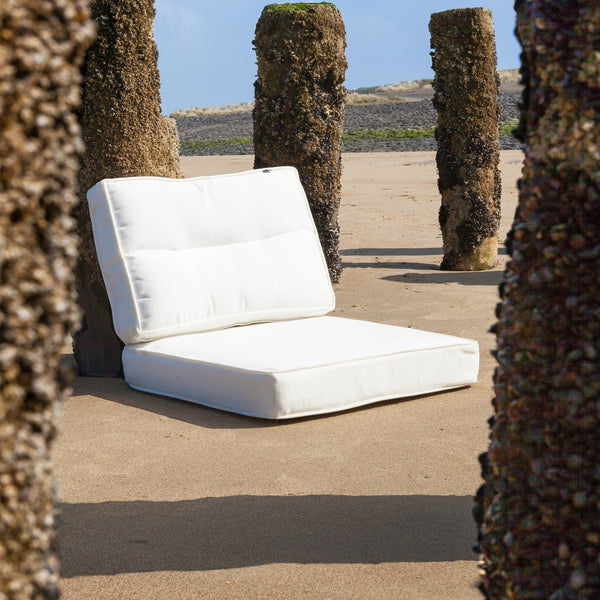 Kopu® Prisma Ivory Loungekussen Zit gedeelte 60x60 cm - Wit