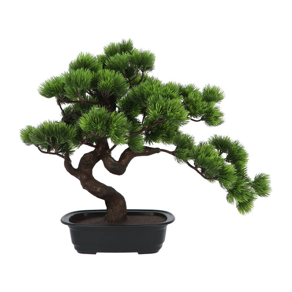 Kopu® Kunstplant Bonsai 40 cm Pijnboom met zwarte Pot - Bonsai boompje