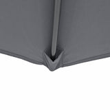 Kopu® Calma Parasolset Rond 300 cm met Hoes - Grijs