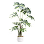 Kopu® Kunstplant Monstera Variegata 100 cm - 9 bladeren - Gatenplant
