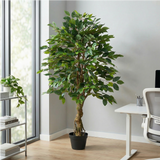 Kopu Kunstplant Ficus 180 cm - in pot - met Natuurstam