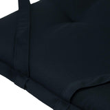 Kopu® Prisma Black - Comfortabel Tuinkussen met Hoge Rug - Zwart