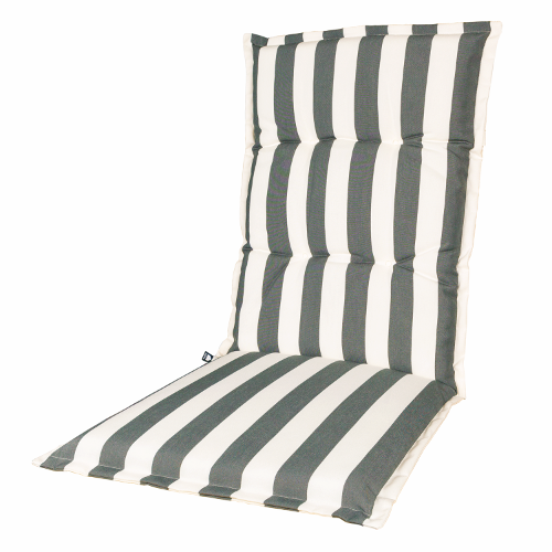 Kopu® Mila Grey - Comfortabel Tuinkussen met Lage Rug - Grijs