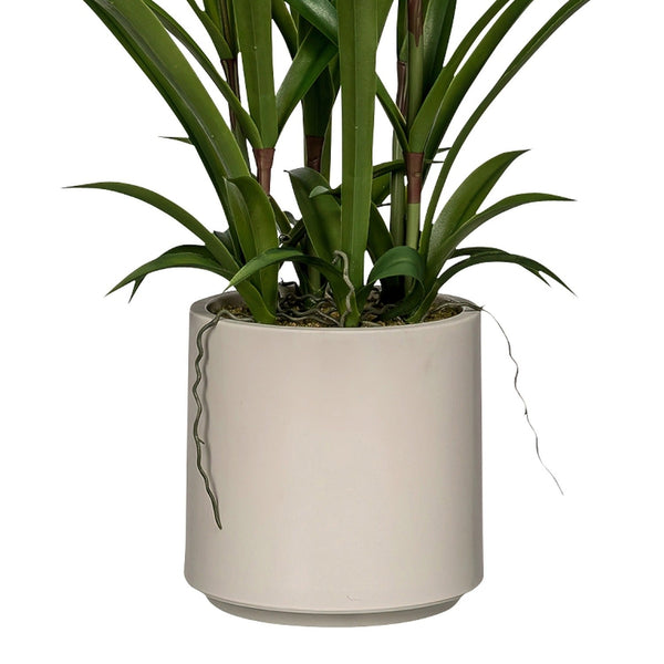 Kopu® Kunstbloem Orchidee Oncidium 98cm in pot - Wit