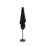 Kopu® Bilbao Parasol Rechthoekig 150x250 cm met Knikarm - Zwart