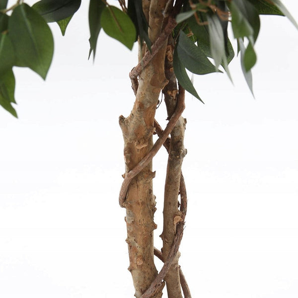 Kopu® Kunstplant Ficus 125 cm in pot met Natuurstam