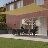 Kopu® Schaduwdoek Rechthoek 280 gram Waterdoorlatend 3x5 m - Creme