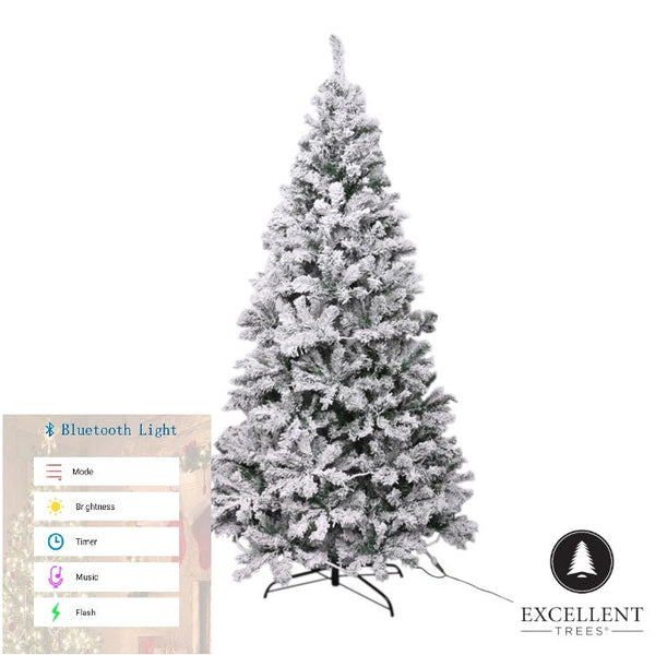 Excellent Trees® Rova Kerstboom - Sneeuw en Verlichting ⌀100cm - 180cm