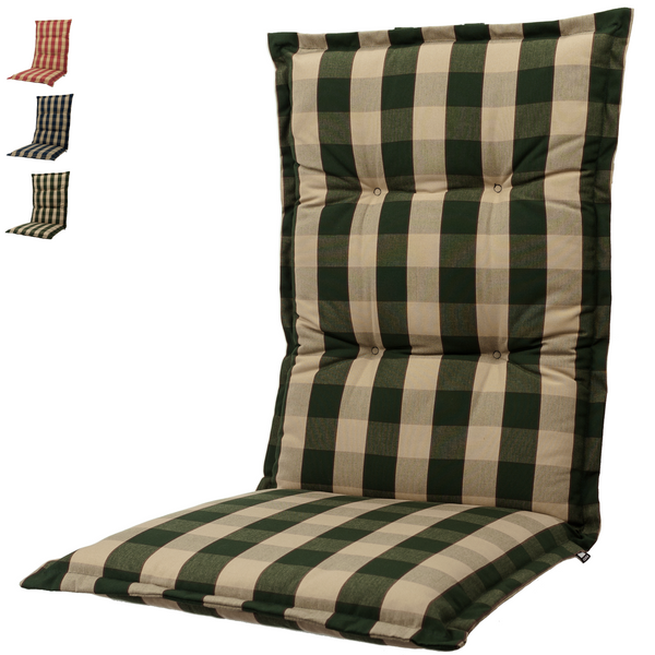 Kopu® Country Green - Comfortabel Tuinkussen met Hoge Rug - Groen