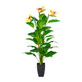 Kopu® Kunstplant Strelitzia Nicolai 133 cm - Paradijsvogel 3 bloemen