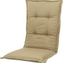 Kopu® Manchester  Sand - Comfortabel Tuinkussen met Hoge Rug - Zand