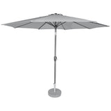 Kopu® Calma Parasolset Rond 300 cm met Hoes en Voet - Lichtgrijs (Copy)