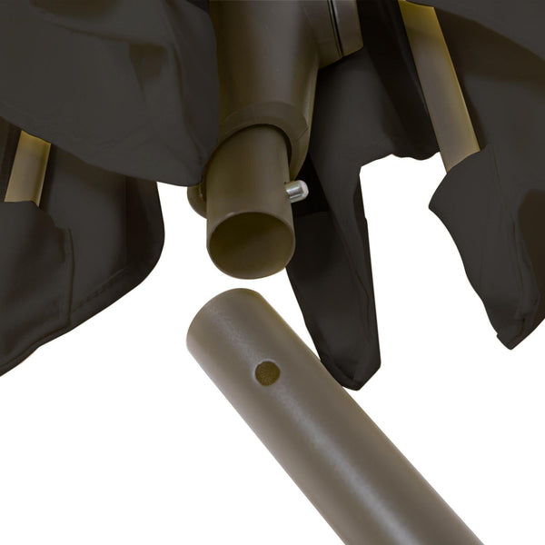 Kopu® Calma Parasolset Rond 300 cm met Hoes en Voet - Antraciet