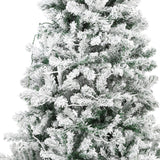 Excellent Trees® Rova Witte Kerstboom met Sneeuw en LED Verlichting ⌀110cm - ↕210cm