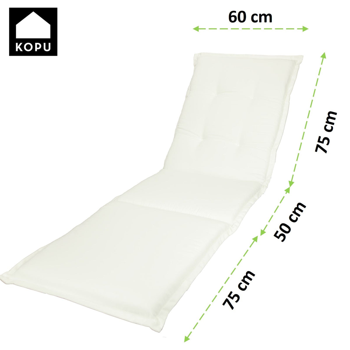 Kopu® Prisma Mousegrey - Extra Comfortabel Ligbedkussen 195x60 cm