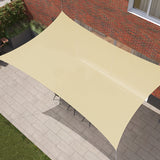 Kopu® Schaduwdoek Rechthoek 280 gram Waterdoorlatend 4x5 m - Creme