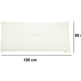 Kopu® Manchester Grey - Hoogwaardig Bankkussen 120x50 cm - Grijs