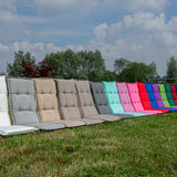 Kopu® 2 stuks Prisma Aquamarine Hoogwaardige Tuinkussen Hoge Rug