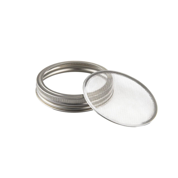 Kiemglas - 2 Stuks - 1000ML - Kiempot set - Groente kiemen - Kiempotten voor Kiemgroenten - Inclusief Houder