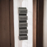Opbergzak voor Deur - 5 Ruime Opbergvakken - 120 cm x 33 cm - Grijs - Deur organizer