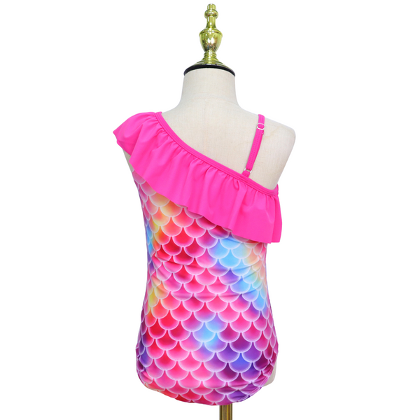 Mermaid Badpak Roze Meisjes