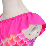 Mermaid Badpak Roze Meisjes